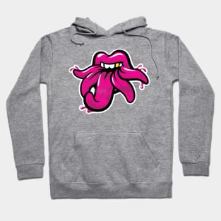 Tongues of Kali (magenta version) Hoodie